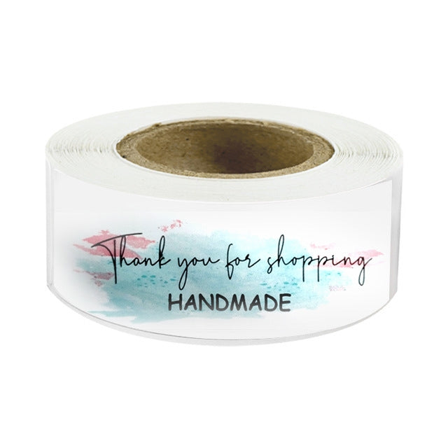 10 Rolls Rectangle Thank You Label Sticker, F106, F107, F108 White F108 White F108