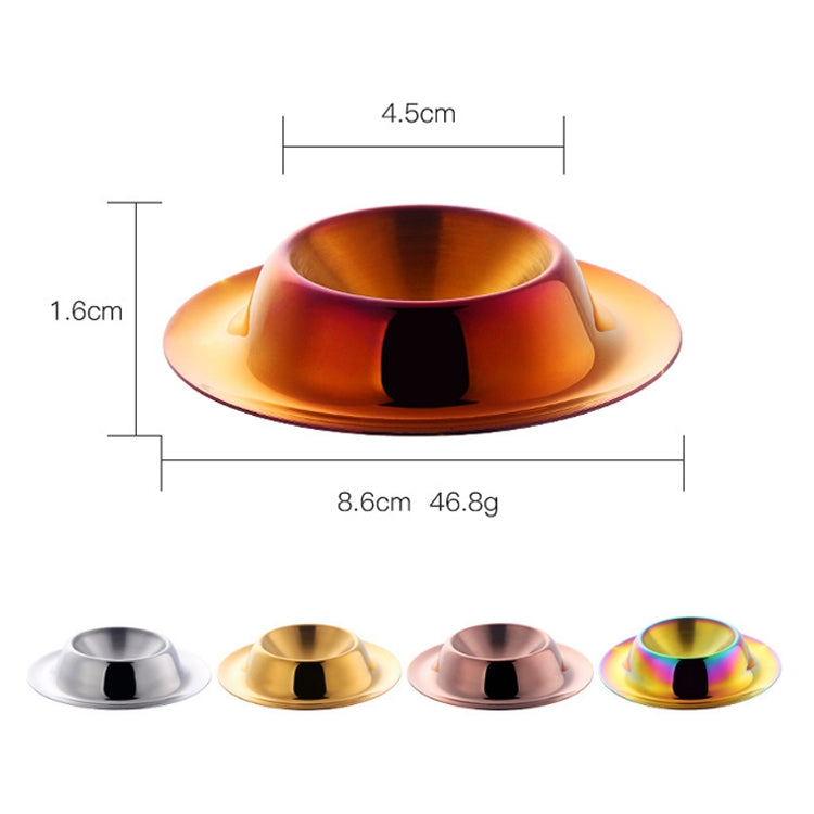 Stainless Steel Egg Tray Table Utensils, Silver, Gold, Rose Gold, Magic Colorful, Magic Red