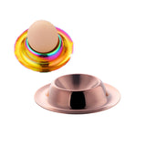 Stainless Steel Egg Tray Table Utensils, Silver, Gold, Rose Gold, Magic Colorful, Magic Red