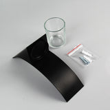 2 PCS BS2001 Three-Dimensional Arc Wall Hanging Iron Candlestick Wall Decoration, Arc Wall Hanging Iron