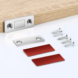 Punch-Free Invisible Cabinet Door Magnetic Suction Launcher Door Suction Double Magnet Sliding Door Suction, Black, Golden, Green Bronze, Red Bronze, Yellow Bronze
