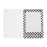 3 Inch Photo Acrylic Photo Frame Refrigerator Magnetic Sticker For Polaroid, 98 Persent Translucent, Wave Point, Pink, Blue Wave Point