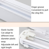 Suction Cup Type Cling Film Cutter Household Plastic Wrap Adjustable Storage Cutting Box, Suction Cup Cling Film Cutter