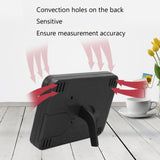 Multifunctional Indoor Thermometer And Hygrometer Large Screen Alarm Clock Kitchen Electronic Countdown Timer, Black Shell Black Button, White Shell Black Button, White Shell Red Button, White Shell Green Button, White Shell Blue Button