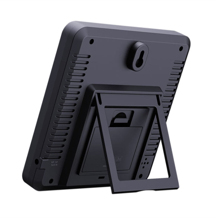 Indoor Color Digital Display Thermometer & Hygrometer Household Large-Screen Electronic Clock, TS-6211-W, TS-6211-B