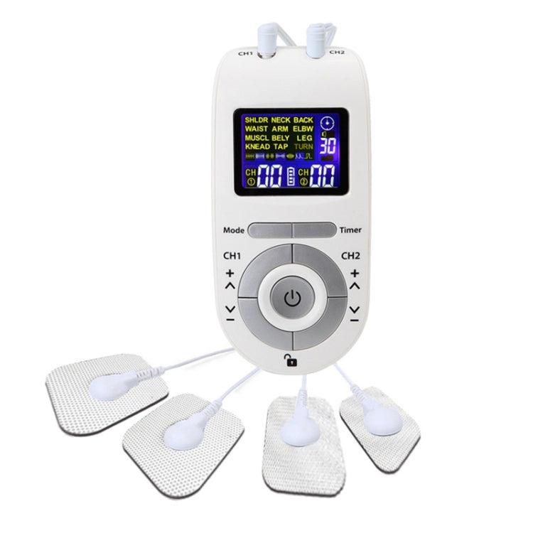 100B 12-mode Digital Meridian Physiotherapy Instrument Electronic Acupoint Pulse Acupuncture Massager, Battery Type Battery Type