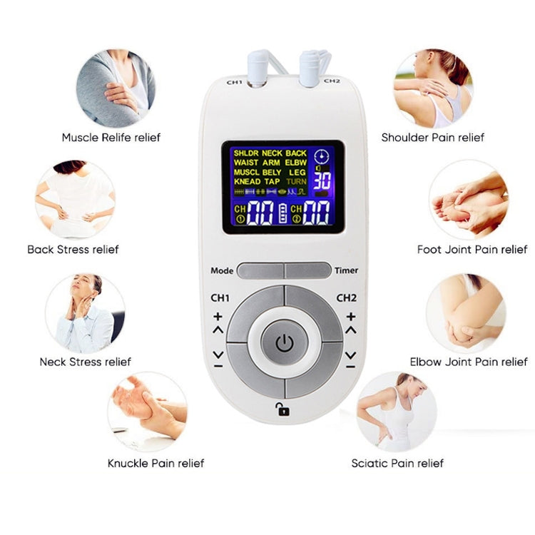 100B 12-mode Digital Meridian Physiotherapy Instrument Electronic Acupoint Pulse Acupuncture Massager, Battery Type