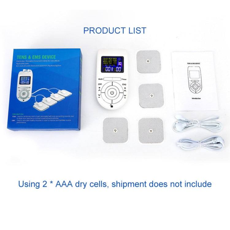 100B 12-mode Digital Meridian Physiotherapy Instrument Electronic Acupoint Pulse Acupuncture Massager, Battery Type