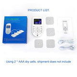 100B 12-mode Digital Meridian Physiotherapy Instrument Electronic Acupoint Pulse Acupuncture Massager, Battery Type
