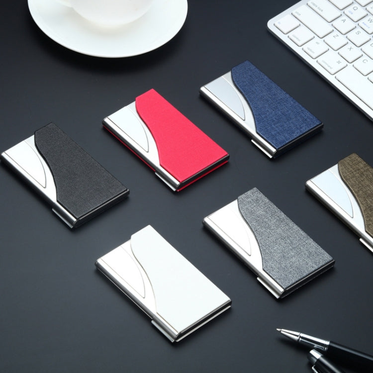 Male And Female Business Large-Capacity Stainless Steel Business Card Case, Oracle Black, Oracle Blue, Oracle Bronze, Oracle Rose, Oracle White, Oracle Gray, Litchi Black, Litchi Purple, Litchi Orange, Litchi Red, Lychee Coffee, Litchi Blue