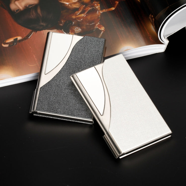 Male And Female Business Large-Capacity Stainless Steel Business Card Case, Oracle Black, Oracle Blue, Oracle Bronze, Oracle Rose, Oracle White, Oracle Gray, Litchi Black, Litchi Purple, Litchi Orange, Litchi Red, Lychee Coffee, Litchi Blue