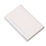 Stainless Steel Business Card Holder, Red, Blue, Black, Brown, White, Gray, Bronze