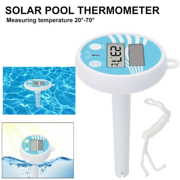 BL9057 Solar Swimming Pool Thermometer Swimming Pool Equipment Floating Water Thermometer with Digital Display Function, BL9057