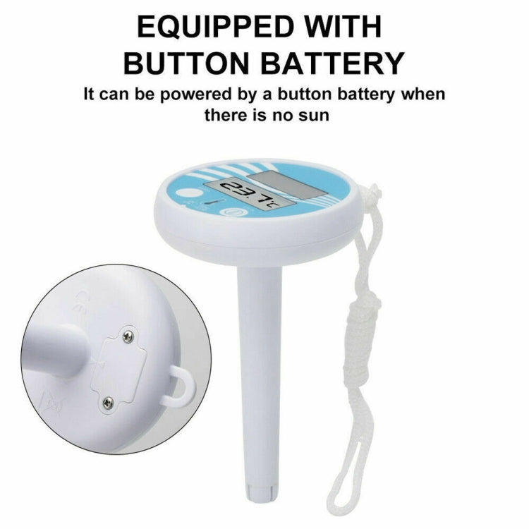 BL9057 Solar Swimming Pool Thermometer Swimming Pool Equipment Floating Water Thermometer with Digital Display Function, BL9057