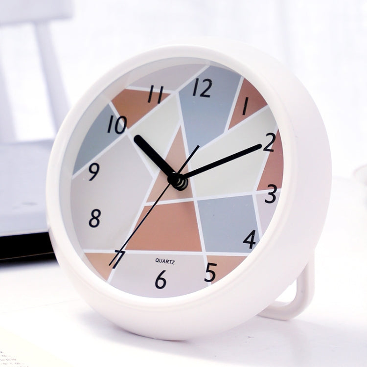 Round Waterproof Wall Clock Kitchen And Bathroom Desktop Clock Ornaments, Round Waterproof Wall Clock