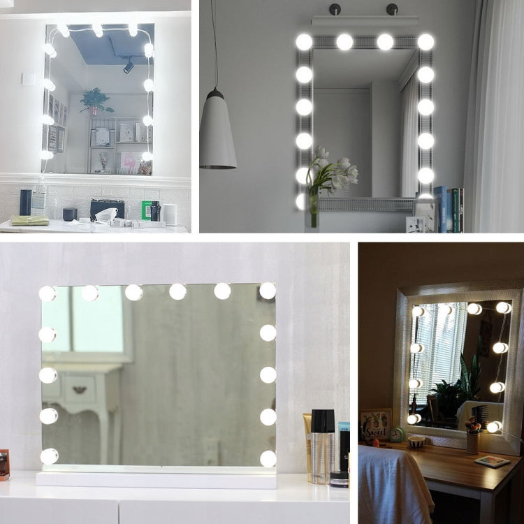 LED Makeup Mirror Light Beauty Fill Light Hand Sweep Sensor Mirror Front Light, 2 Bulbs, 6 Bulbs, 10 Bulbs, 14 Bulbs