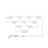 LED Makeup Mirror Light Beauty Fill Light Hand Sweep Sensor Mirror Front Light, 2 Bulbs, 6 Bulbs, 10 Bulbs, 14 Bulbs