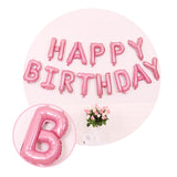 2 PCS 16 Inch Happy Birthday Letter Aluminum Film Balloon Birthday Party Decoration Specification：