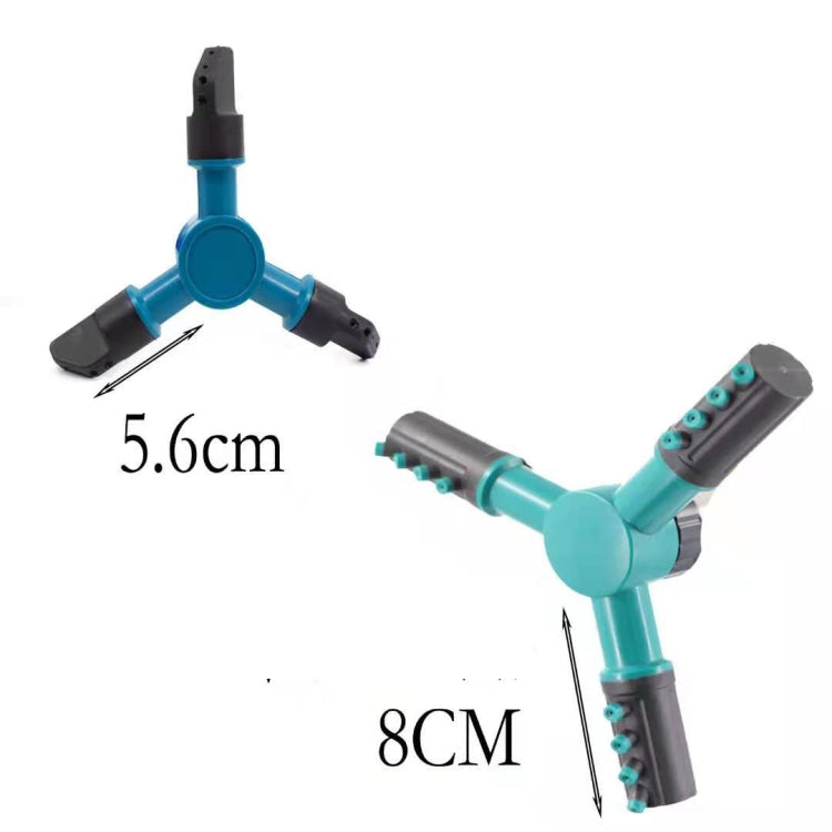 Trampoline 360 Degree Automatic Rotating Sprinkler Gardening Water Toy,Size:, Large (Green), Small (Blue)