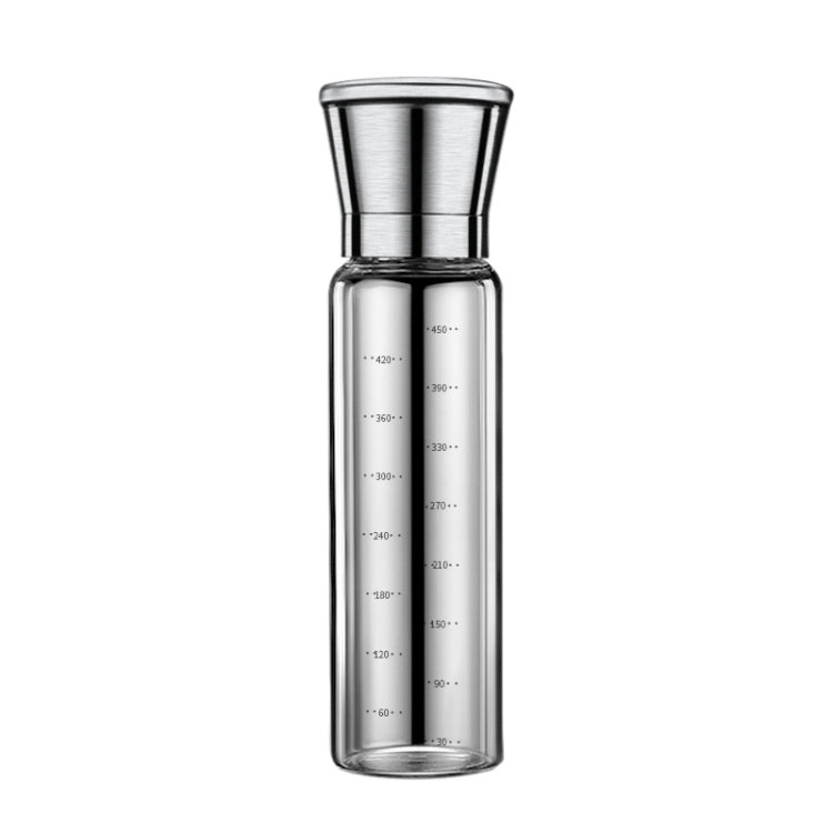 304 Stainless Steel Sea Salt Pepper Grinder Home Pepper Coffee Manual Grinding Bottle, 2 PCS 200ml, 270ml, 450ml 450ml