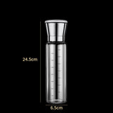 304 Stainless Steel Sea Salt Pepper Grinder Home Pepper Coffee Manual Grinding Bottle, 2 PCS 200ml, 270ml, 450ml