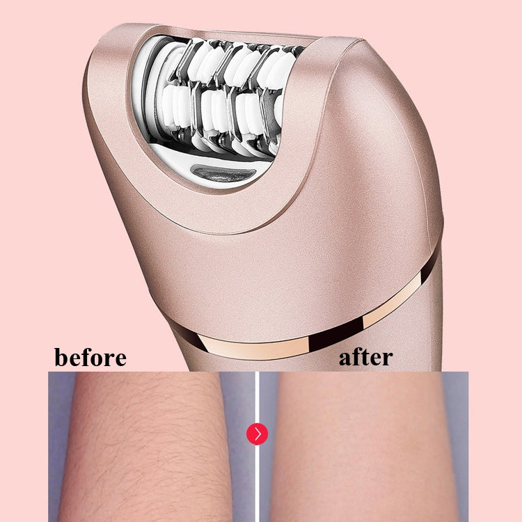 Suker SK-517 Electric Water Eluting Hair Removal Device Women Household Hair Plucker Multifunctional Two-In-One Shaver Epilator