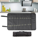 Chef Knife Storage Bag Portable Reel Knife Bag, Black, Blue