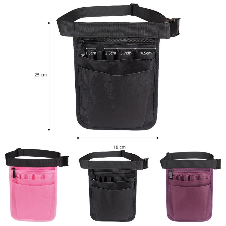 Nurse Tools Pockets Medical Staff Universal Storage Bag, Universal Black, Universal Pink, Universal Purple