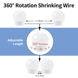 LED Mirror Front Lamp USB Adjustable Brightness Makeup Fill Light Bulbs, 2 LEDs, 6 LEDs, 10 LEDs, 14 LEDs