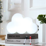 HS-007 LED Letter DIY Cloud Erasable Message Board Confession Lamp, White, Black, Pink, Blue
