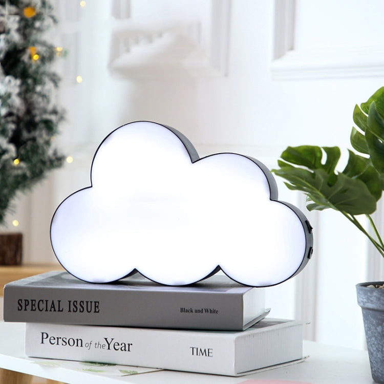 HS-007 LED Letter DIY Cloud Erasable Message Board Confession Lamp, White, Black, Pink, Blue