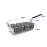 Stainless Steel Taco Tortilla Crust V-Shaping Tool ,Style:, 8 Grid Fried Basket