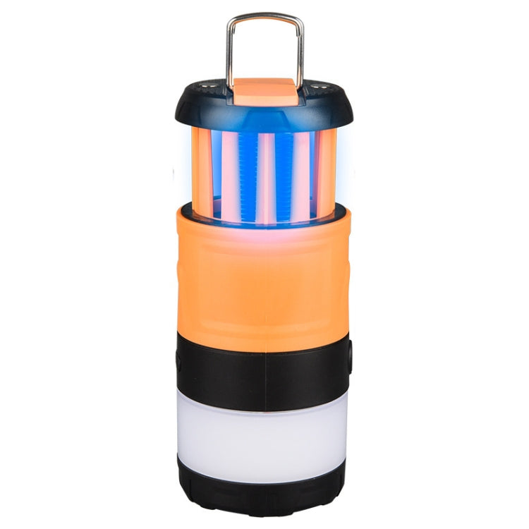 Outdoor LED Waterproof Electric Mosquito Killer Lamp Camping Lamp Flashlight, Orange, Sky Blue, Light Green