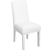 Simple Soft High Elastic Thickening Velvet Semi-Interior Chair Cover Hotel Chair Cover, Coffee Gray, Yellow Green, Wine Red, Navy, Black, Dark Green, White, Peacock Blue, Light Gray, Carbon Gray, Camel, Royal Blue, Beige, Grape Purple, Red, Orange     ...