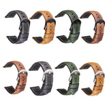 Smart Quick Release Watch Strap Crazy Horse Leather Retro Strap For Samsung Huawei,Size:, 20mm (Dark Brown Black Buckle), 20mm (Deep Brown Silver Buckle), 20mm (Light Brown Black Buckle), 20mm (Light Brown Silver Buckle), 20mm (Black And Black Buckle)...