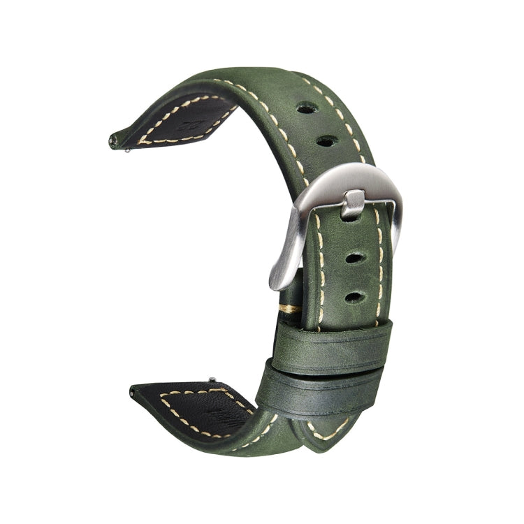 Smart Quick Release Watch Strap Crazy Horse Leather Retro Strap For Samsung Huawei,Size:, 20mm (Dark Brown Black Buckle), 20mm (Deep Brown Silver Buckle), 20mm (Light Brown Black Buckle), 20mm (Light Brown Silver Buckle), 20mm (Black And Black Buckle)...