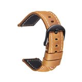 Smart Quick Release Watch Strap Crazy Horse Leather Retro Strap For Samsung Huawei,Size:, 20mm (Dark Brown Black Buckle), 20mm (Deep Brown Silver Buckle), 20mm (Light Brown Black Buckle), 20mm (Light Brown Silver Buckle), 20mm (Black And Black Buckle)...