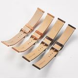 First Layer Retro Cowhide Frosted Bottom Leather Quick Release Ultra-Thin Universal Watch Strap, Size：, 16mm, 18mm, 20mm, 22mm, 24mm