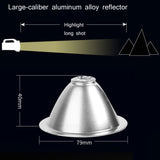 YAGE H103 Strong Light Long Shot LED Searchlight Outdoor Rechargeable High Power Emergency Flashlight