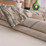 Imitation Bark Cotton Linen Tablecloth, 60x60cm, 90x90cm, 100x140cm, 140x140cm, 140x180cm, 140x200cm, 140x220cm, 70x70cm, 120x120cm, 120x160cm, 140x250cm, 50x80cm