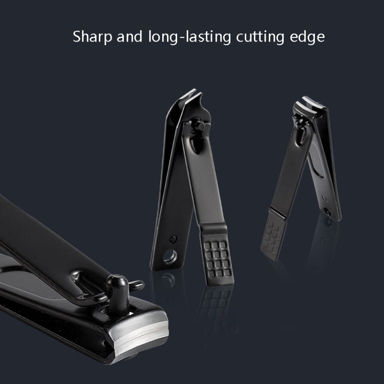 25 PCS / Set Nail Clippers Home Pedicure And Nail Care Tools, Black Red