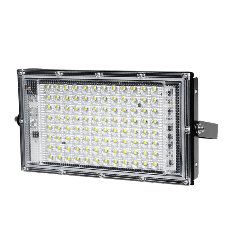 Waterproof LED Flood Light Outdoor Garden Light Construction Site Lighting Project Light, Specs:, 100W 96 Beads (Cool White) 100W 96 Beads (Cool White)