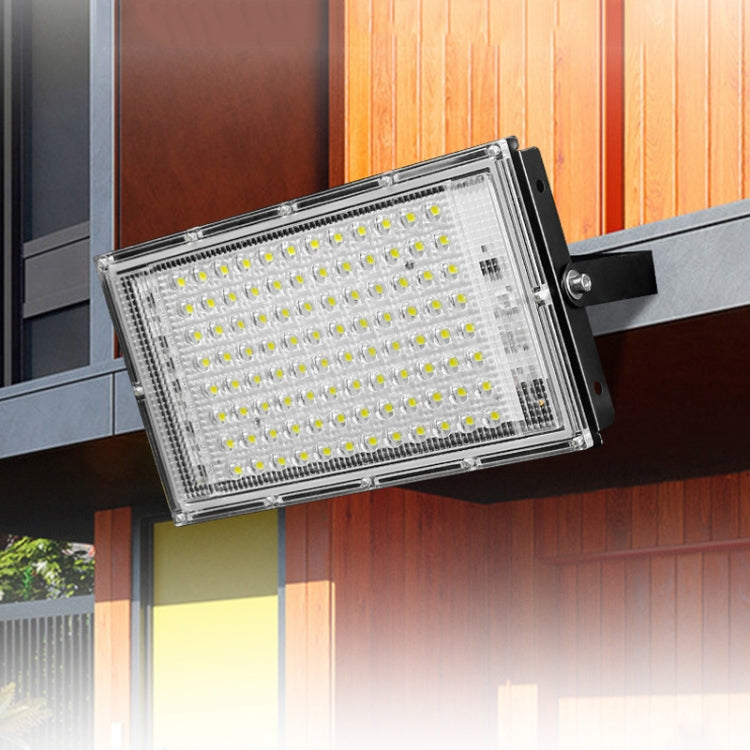 Waterproof LED Flood Light Outdoor Garden Light Construction Site Lighting Project Light, Specs:, 100W 96 Beads (Cool White)