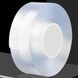 Transparent Double-Sided Adhesive Nanotic Tape Water Washing Non-Trace Tape, 1x30x1000mm, 1x30x2000mm, 1x30x3000mm, 1x30x5000mm, 2x30x1000mm, 2x30x2000mm, 2mm x 3cm x 3m, 2x30x5000mm 1x30x2000mm
