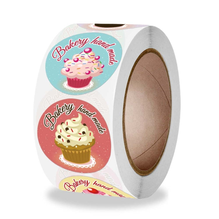 2 Rolls K-86 Cake Baking Handmade Thank You Label Gift Decoration Sealing Sticker, K-86 Sticker