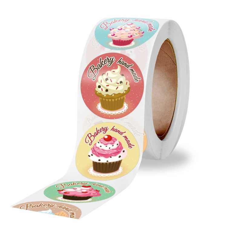 2 Rolls K-86 Cake Baking Handmade Thank You Label Gift Decoration Sealing Sticker, K-86 Sticker
