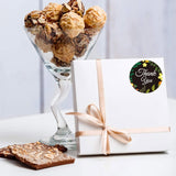 2 Rolls Sealing Sticker With Flower Crafts Decoration Label, 2.5cm/1inch