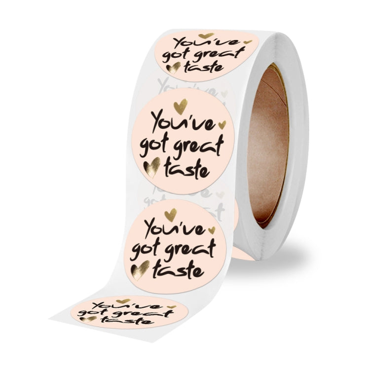 2 Rolls Love Thank You Sticker Gift Decoration Label, 2.5cm / 1inch