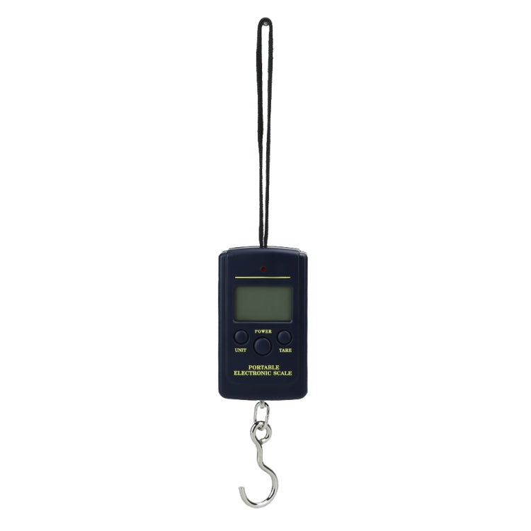 10g Mini Digital Fishing Scale Travel Weighting Steelyard Hanging Electronic Hook Scale Kitchen Weight Tool, Capacity:40kg, 40kg without Backlight, 40kg with Backlight