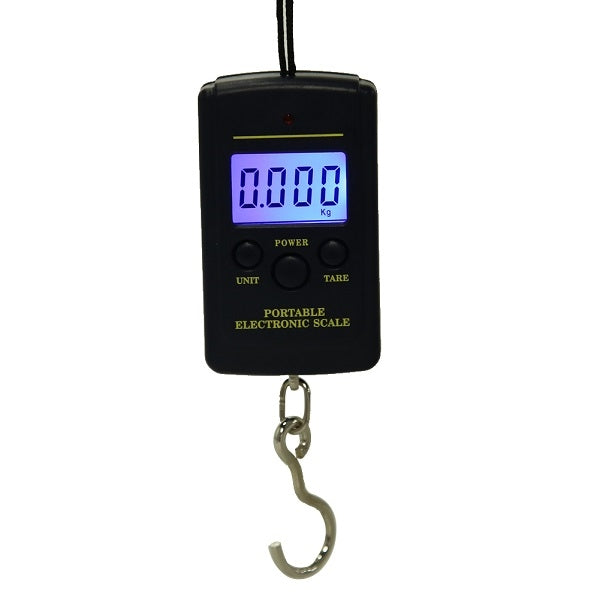 10g Mini Digital Fishing Scale Travel Weighting Steelyard Hanging Electronic Hook Scale Kitchen Weight Tool, Capacity:40kg, 40kg without Backlight, 40kg with Backlight 40kg with Backlight with backlight